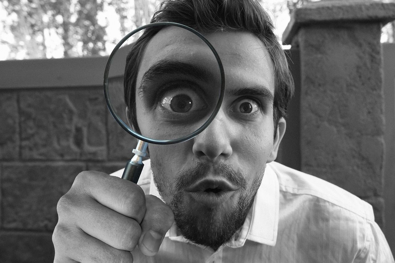 magnifying glass detective looking 4340698