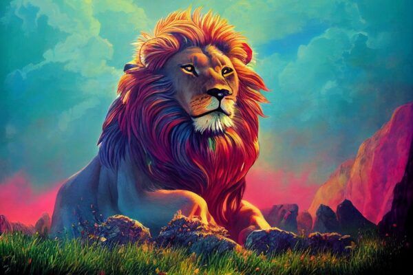 lion majestic leader wilderness 7528976