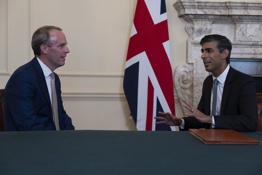 Prime Minister Rishi Sunak meets Deputy Prime Minister, Lord Chancellor, and Secretary of State for Justice Dominic Raab
